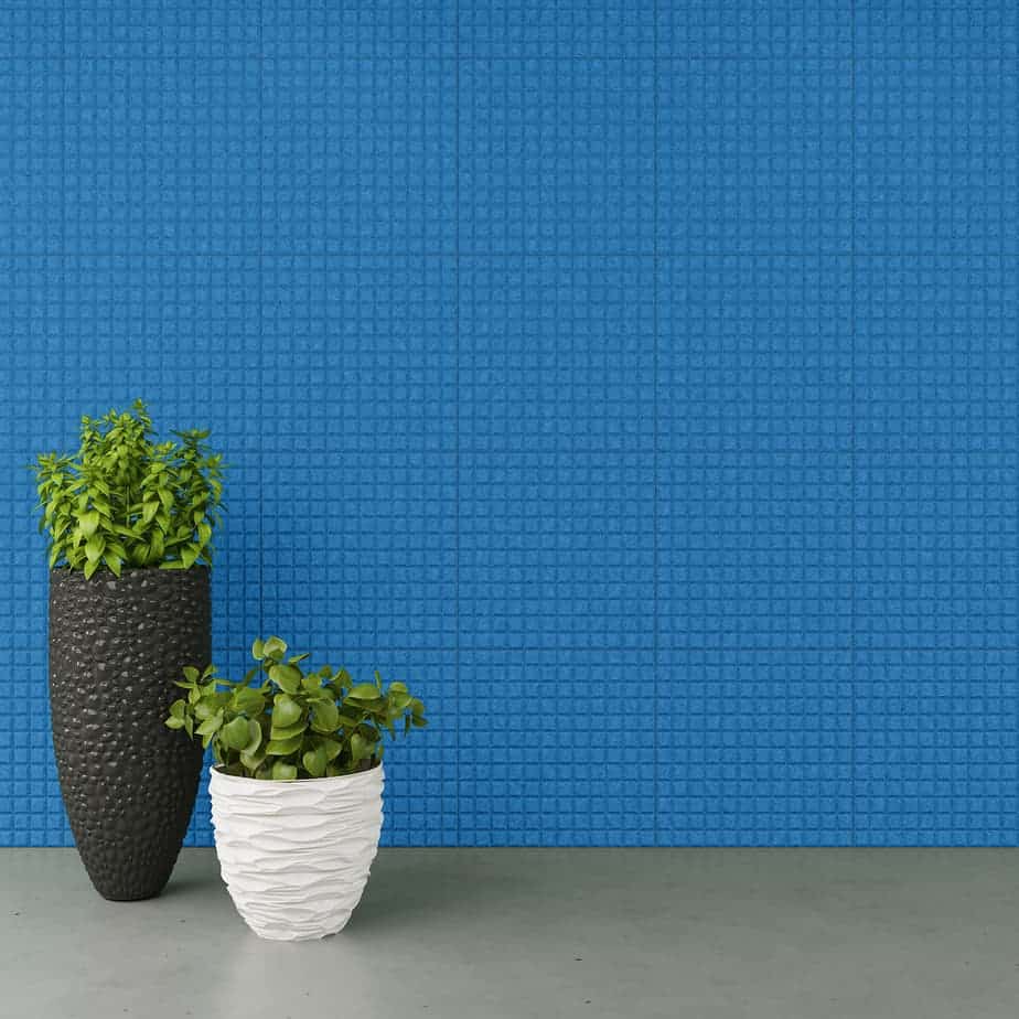 Mesh Acoustic Wall Tiles Blue 